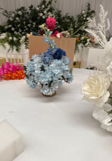 Hens Party Silk Floral Design & Floristry Centrepieces