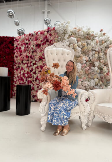 Hens Party Silk Floral Design & Floristry Centrepieces