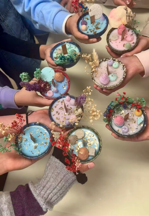 Hidden Message Candle Making Workshop for Groups