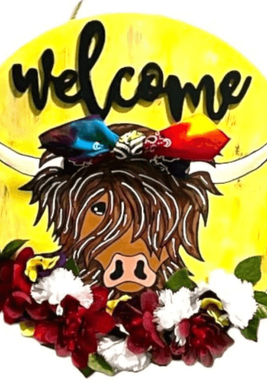 Highland Cow Paint Party