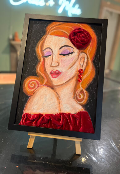 Hollywood Starlet Drawing and Collage Artwork Workshop