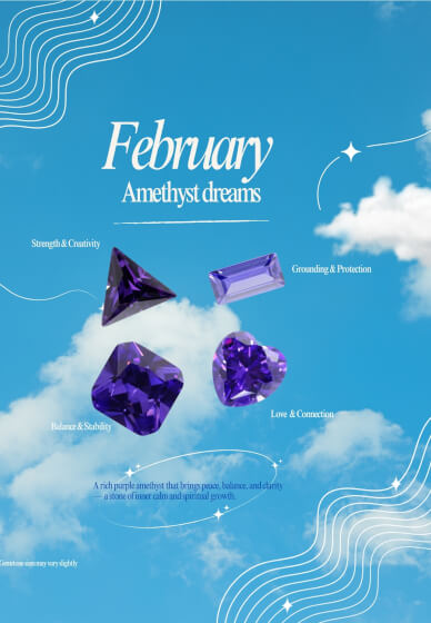 Homemade Silver Clay Ring Kit: Birthstone Selection