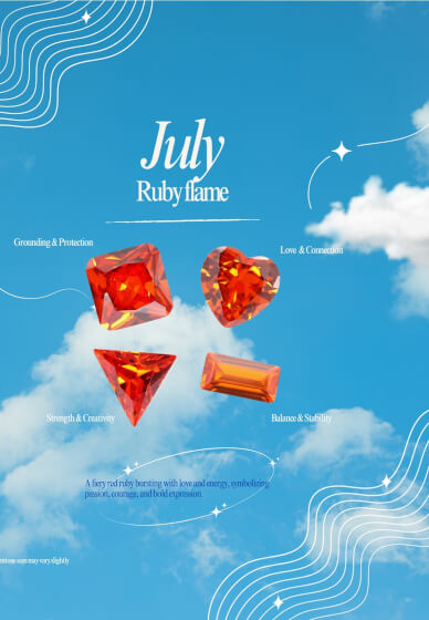 Homemade Silver Clay Ring Kit: Birthstone Selection