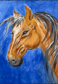 Horse Portrait Painting Class