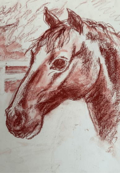 Horse Portrait Painting Class
