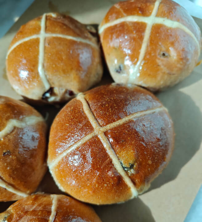 Hot Cross Buns Baking Class