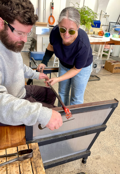 Hot Glass Workshop: Paperweight Practice