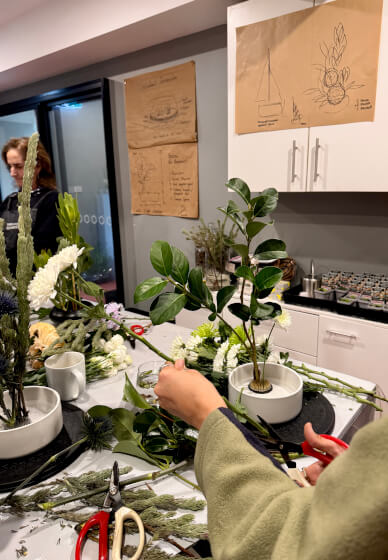 Ikebana Flower Arranging Workshop Sydney