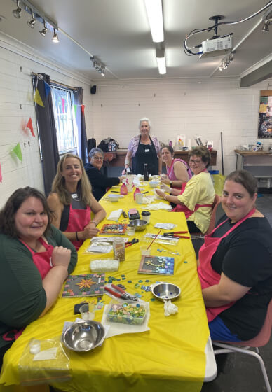 Indoor Butterfly Wall Hanging Mosaic Workshop
