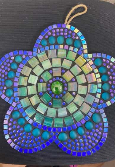 Indoor Flower Wall Hanging Mosaic Workshop