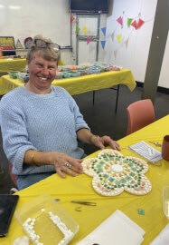 Indoor Flower Wall Hanging Mosaic Workshop