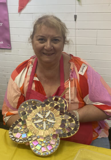 Indoor Flower Wall Hanging Mosaic Workshop