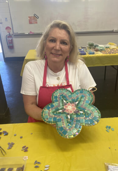 Indoor Flower Wall Hanging Mosaic Workshop