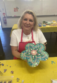 Indoor Flower Wall Hanging Mosaic Workshop