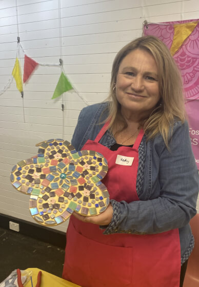 Indoor Flower Wall Hanging Mosaic Workshop
