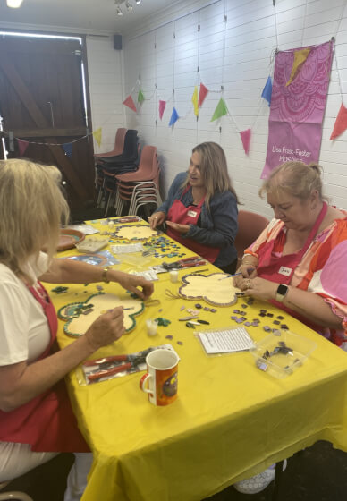 Indoor Flower Wall Hanging Mosaic Workshop