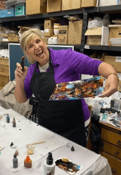 Alcohol Ink Art Techniques Workshop