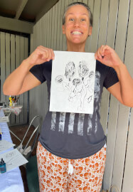 Inky Florals Workshop: Drawing with Acrylic Inks and Sticks