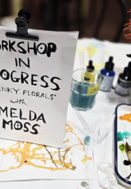 Inky Florals Workshop: Drawing with Acrylic Inks and Sticks