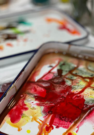 Inky Florals Workshop: Drawing with Acrylic Inks and Sticks