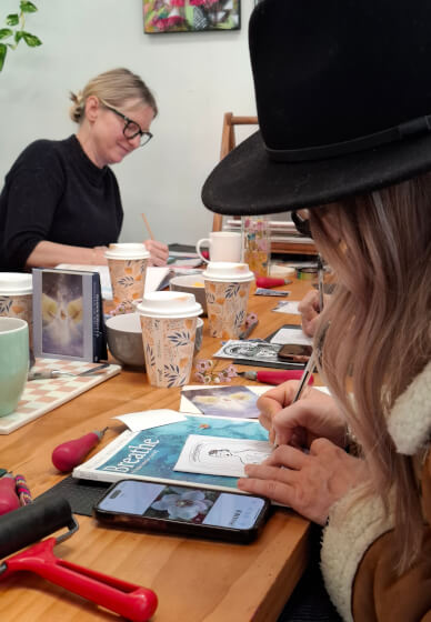 Inner Warrior Lino Printing Workshop