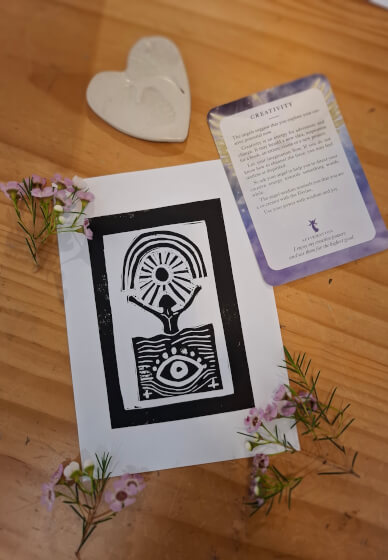 Inner Warrior Lino Printing Workshop