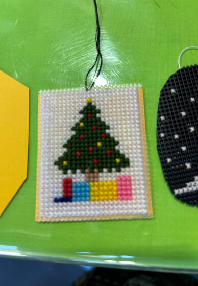 Intermediate Cross Stitch Workshop - Christmas Ornaments