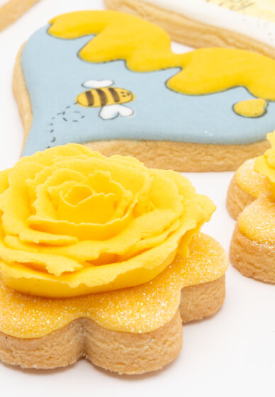 Intermediate Royal Icing Cookie Class: Bees Knees