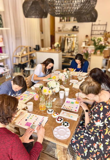 Intro to Floral Watercolour Painting Workshop