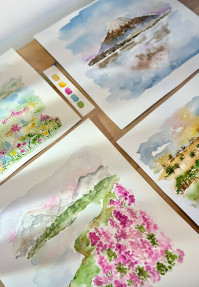 Intro to Landscapes Watercolour Workshop