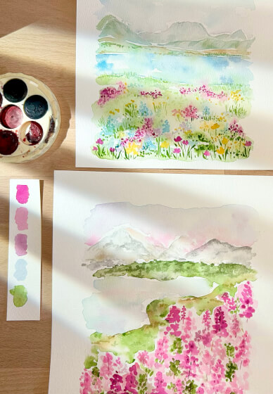 Intro to Landscapes Watercolour Workshop