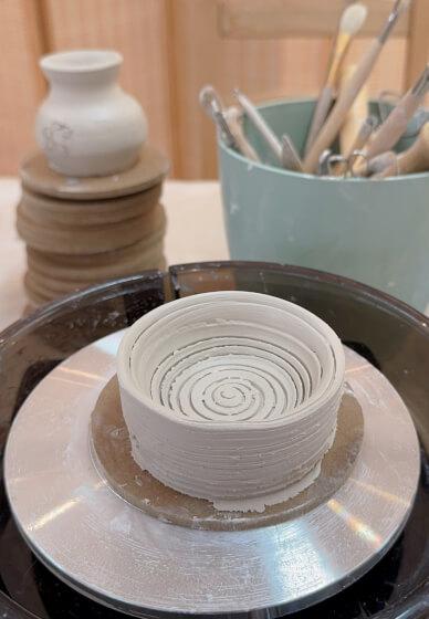 Intro to Pottery Wheel Workshop: DIY Style