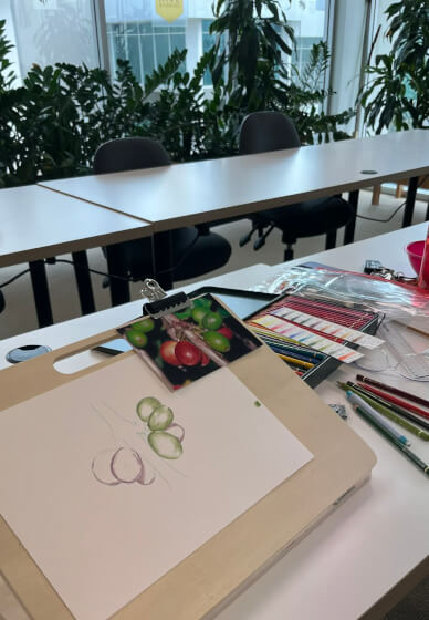 Introduction to Coloured Pencils Course