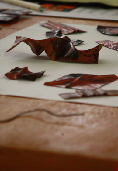 Introduction to Fold Forming Metal Workshop