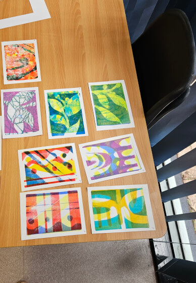 Introduction to Gel Plate Mono-Printing Short Course