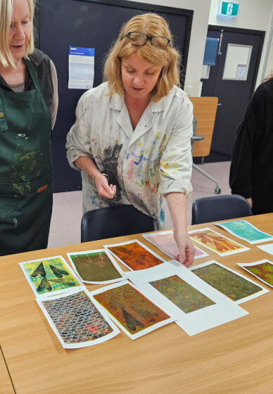 Introduction to Gel Plate Mono-Printing Short Course