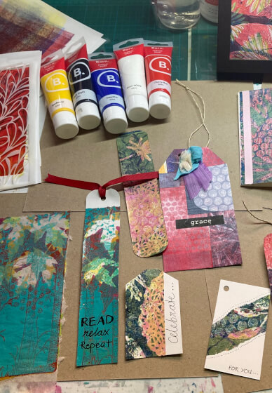 Introduction to Gel Plate Mono-Printing Short Course