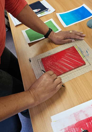 Introduction to Gel Plate Mono-Printing Short Course