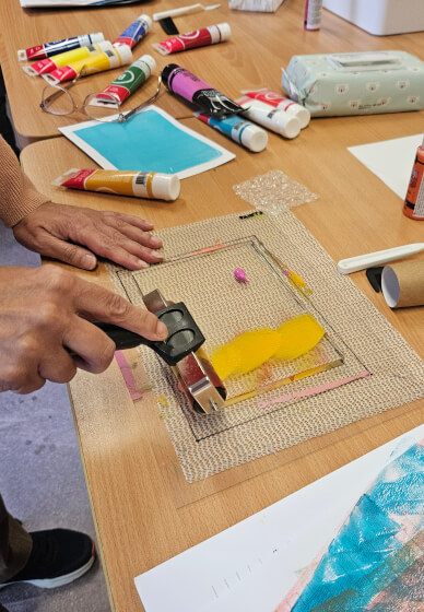 Introduction to Gel Plate Mono-Printing Short Course