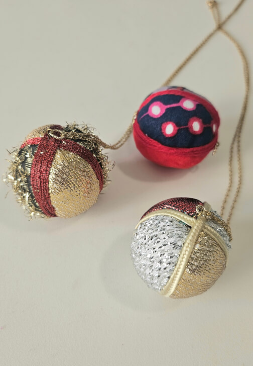 Japanese Fabric Ball 'Kimekomi Mari' Accessory Workshop