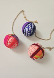 Japanese Fabric Ball 'Kimekomi Mari' Accessory Workshop