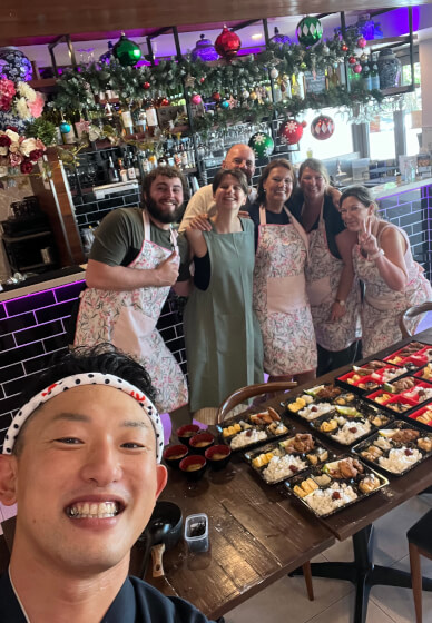Japanese Karrage Bento Box Class with Chef Keita-Coomera