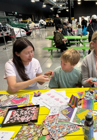 Japanese Origami Workshop at Japan Market