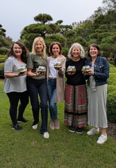 Japanese Zen Terrarium Workshop at the Gosford Edogawa Gardens