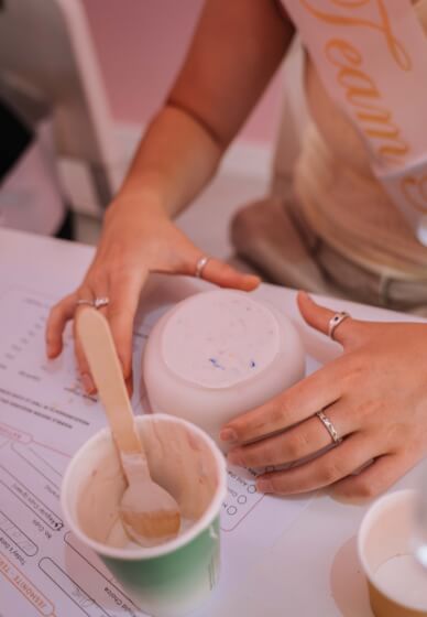 Jesmonite Casting and Sip Class