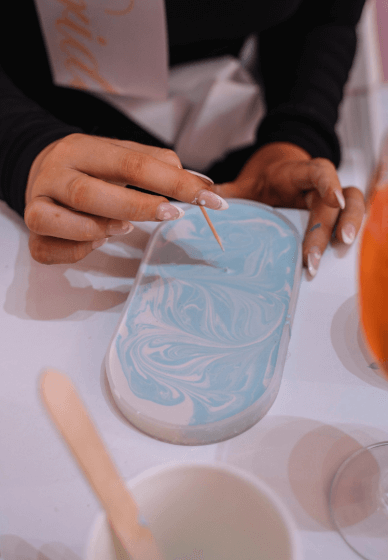 Jesmonite Casting Class for Hens Parties