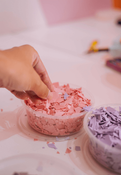 Jesmonite Casting Class for Team Building