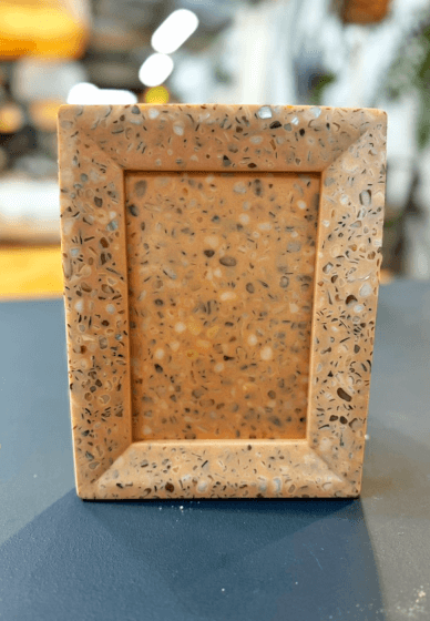 Jesmonite Workshop: Terrazzo Photo Frame and Marbled Trinket Tray