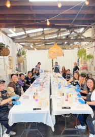 Jesmonite Workshop: Terrazzo Photo Frame and Marbled Trinket Tray