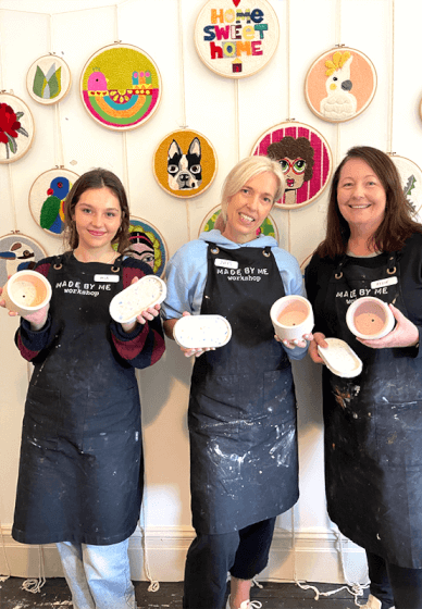 Jesmonite Workshop: Terrazzo Photo Frame and Marbled Trinket Tray